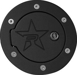 RBP Black Billet Aluminum Fuel Door 95-13 Dodge Ram - Click Image to Close